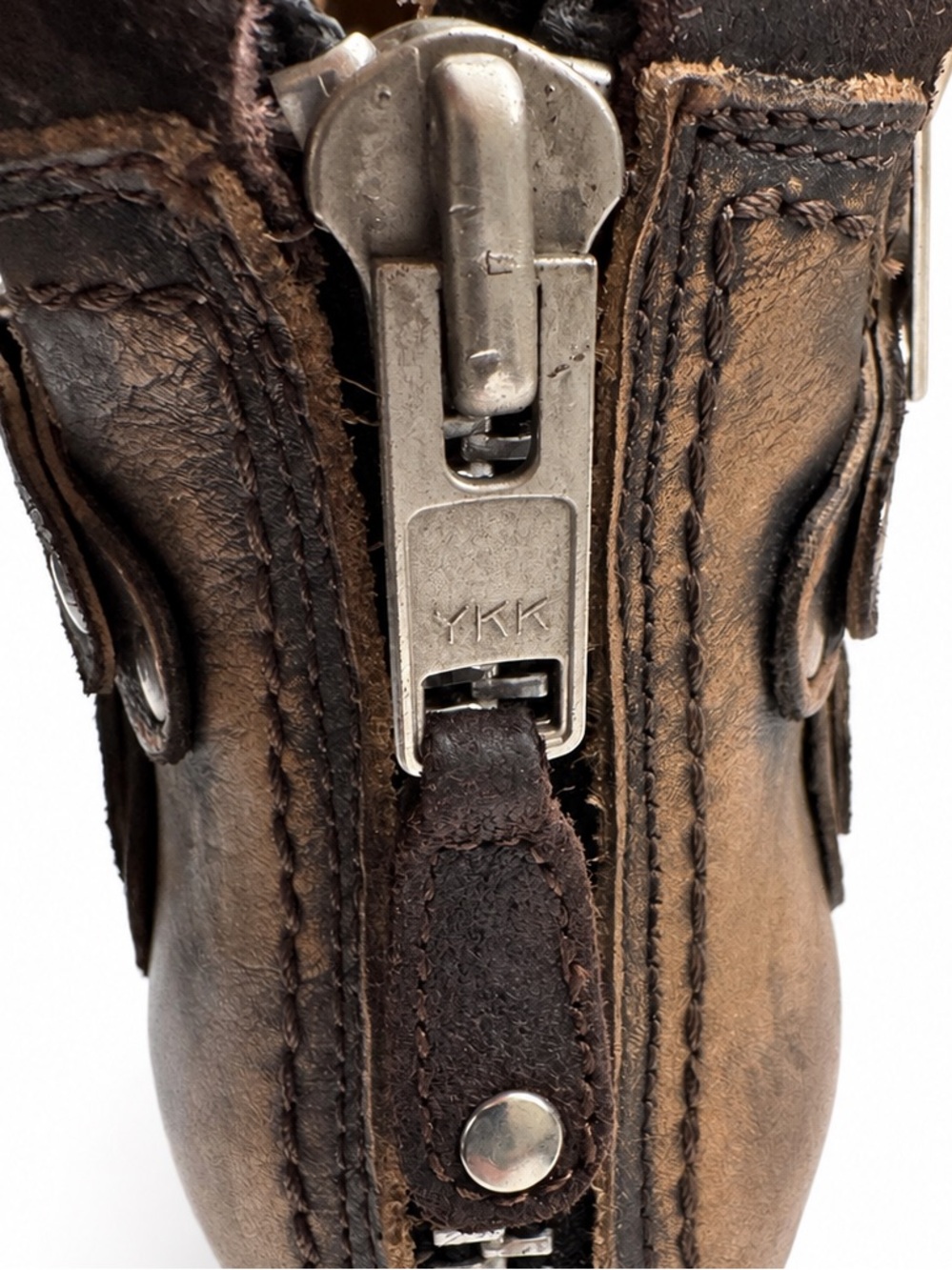 Freebird Beckett Bronze Leather Studded Booties Size 8 NEW With Box - Picture 7 of 11